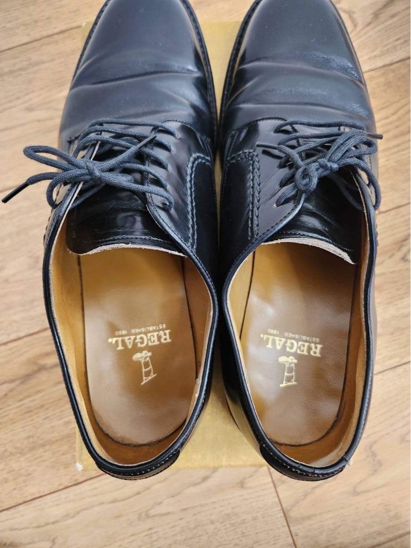 REGAL 2504 ブラック ドレスシューズ 27.5cm
