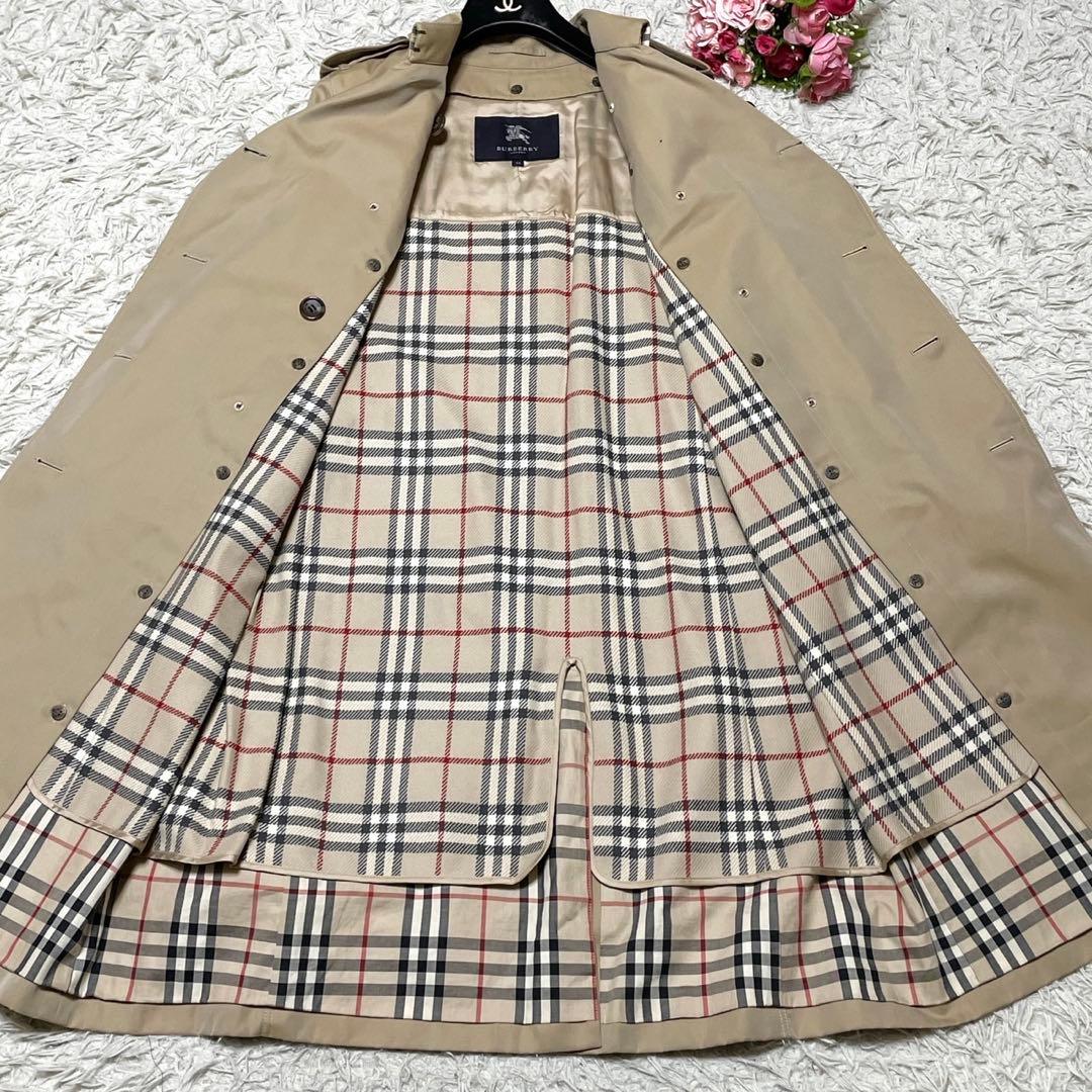 極美品●バーバリーロンドン トレンチコート ライナー ベルト ベージュ 44
