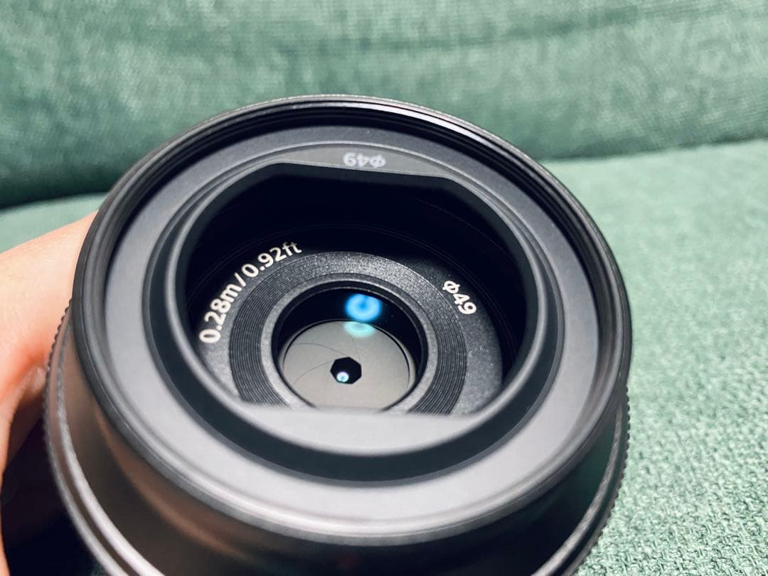 SONY 40mm F2.5 Gレンズ【スクエアフード付き】