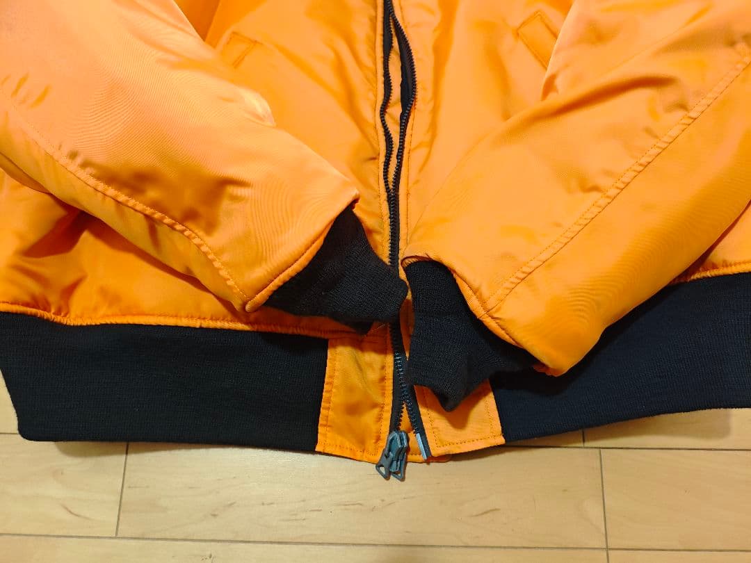 美品 バズリクソンズ UNUSED MA-1 サイズ2 オレンジ