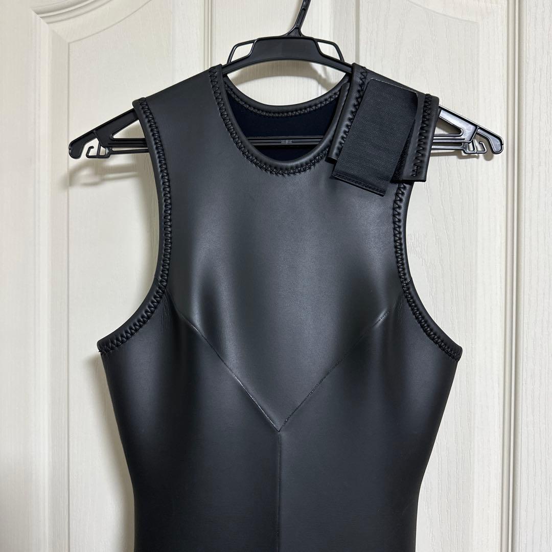 レディース　3㎜ロングジョン&タッパー　ウエットスーツ　163cm前後　無地