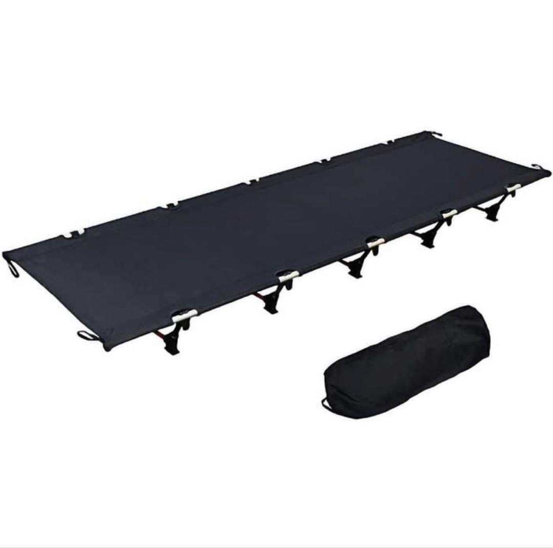 【未使用・新品】アウトドア コット ロータイプ MOB65-BK ブラック2個