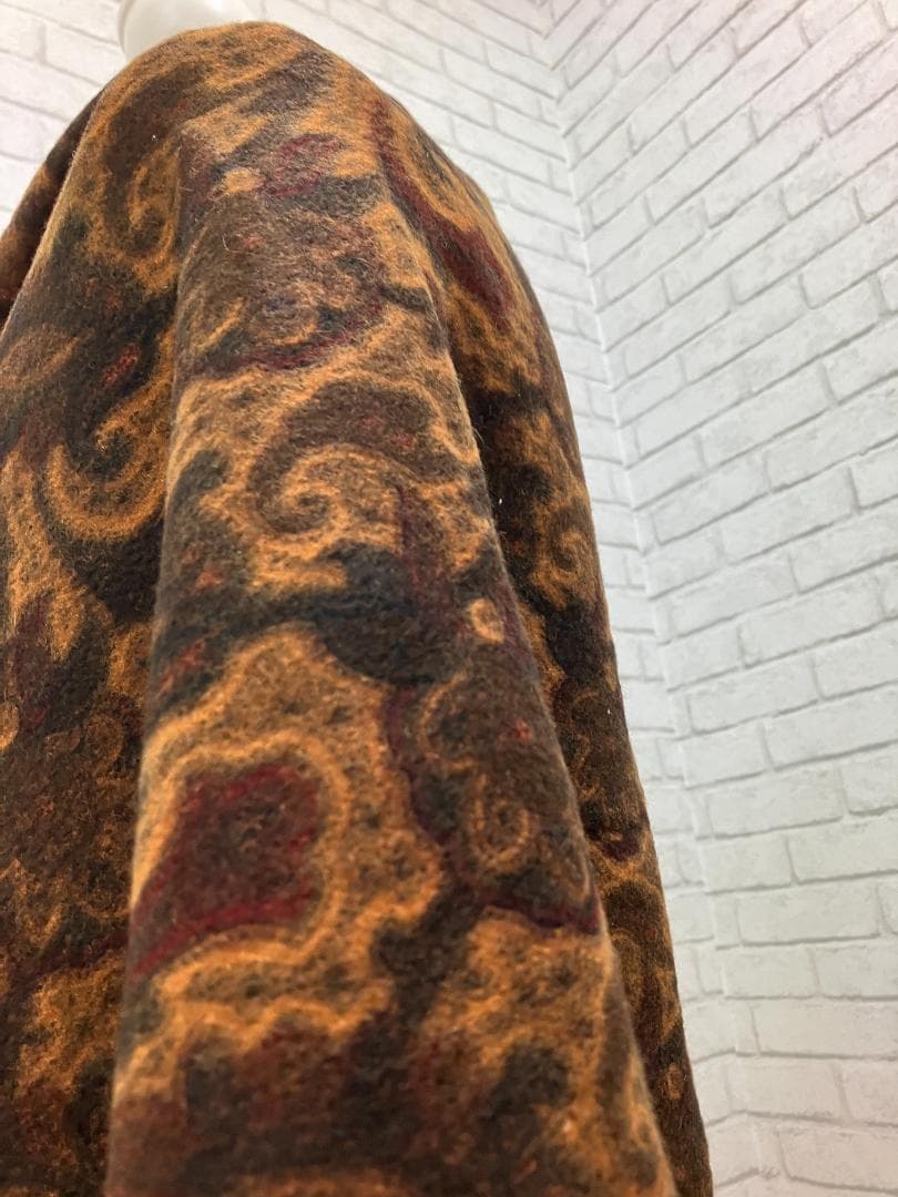 （K03128）エトロ　ETRO　マフラー　ショール　大判　カシミヤ100％