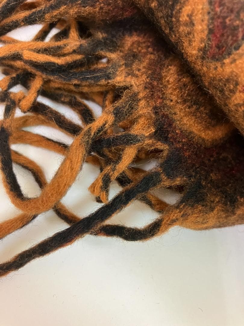 （K03128）エトロ　ETRO　マフラー　ショール　大判　カシミヤ100％