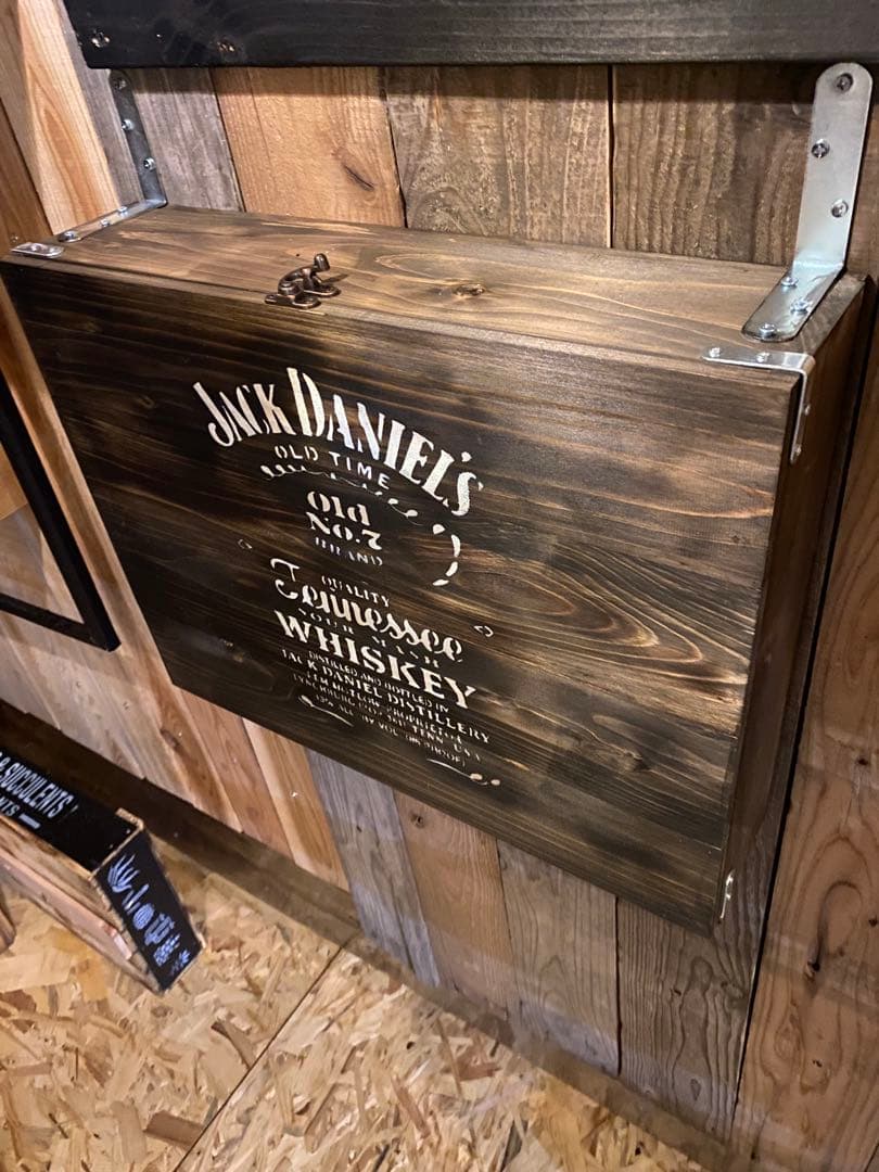 壁掛けテーブル　壁掛け収納　インダストリアル