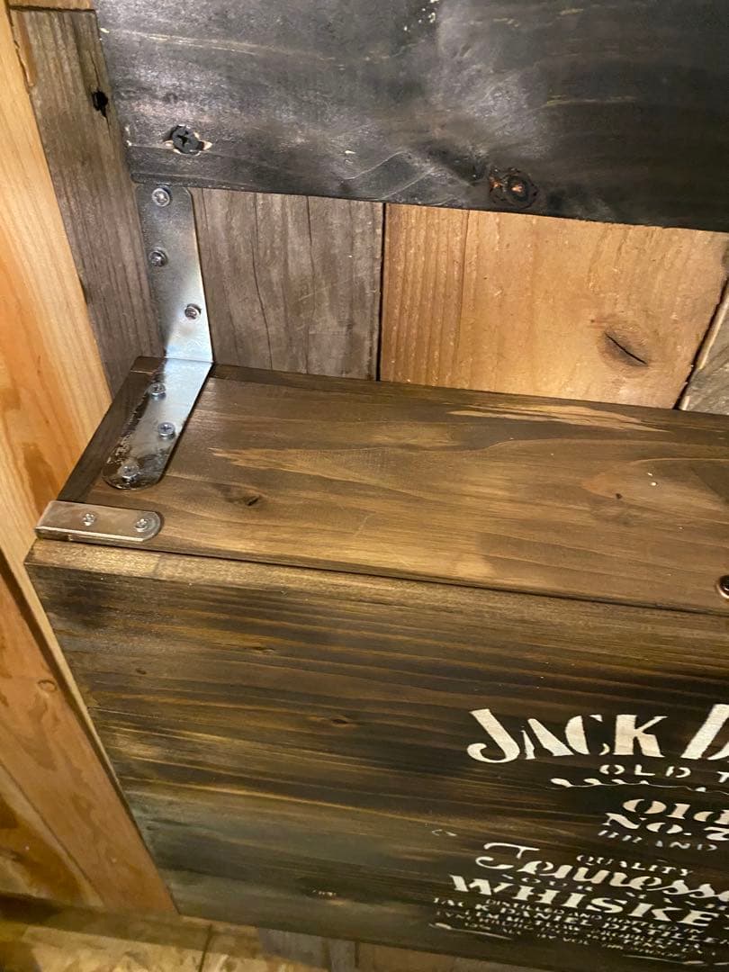 壁掛けテーブル　壁掛け収納　インダストリアル