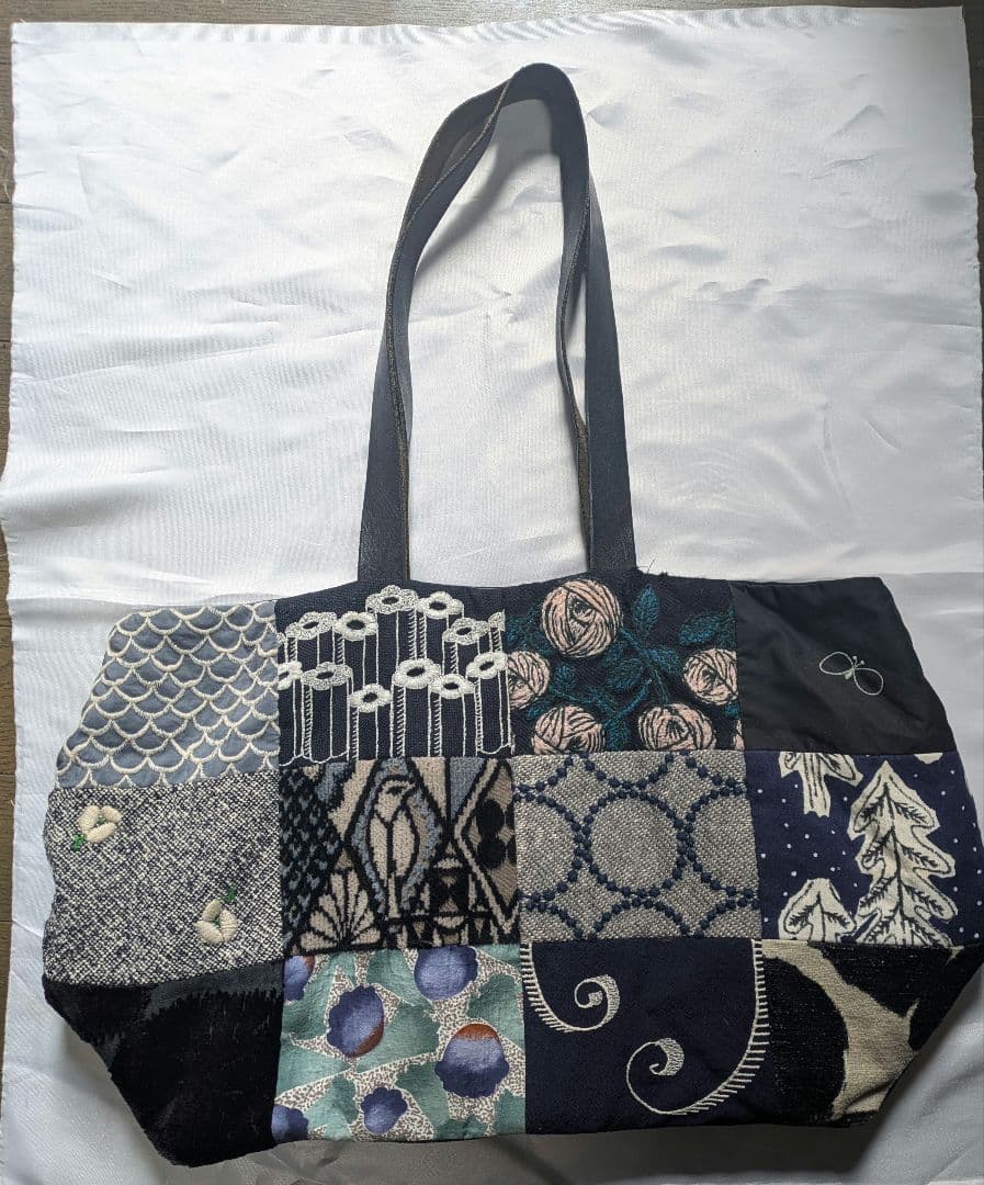 ミナ・ペルホネンパッチワークバッグピースバッグ