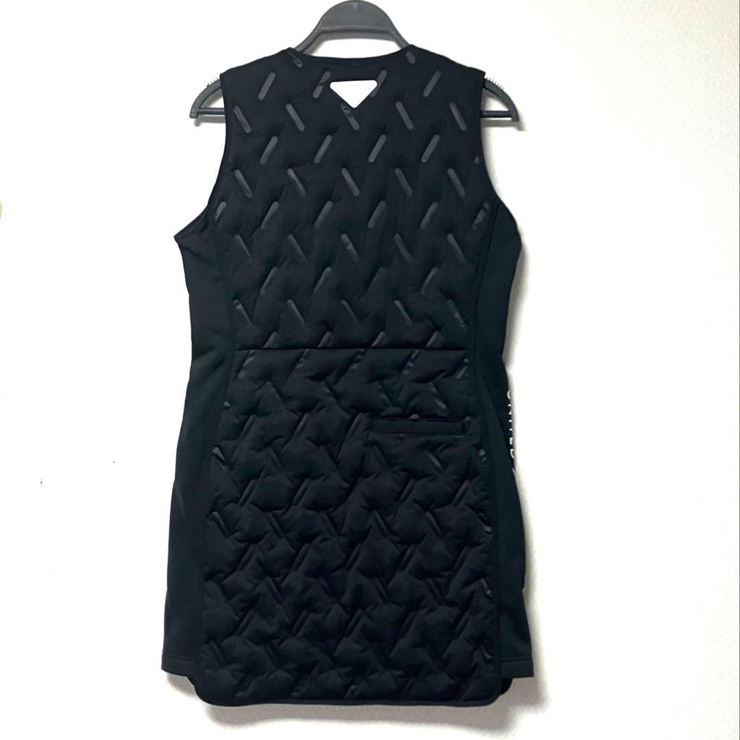 M 新品　ユナイテッドアローズゴルフウェア　中綿ワンピース ブラック　黒　ダウン