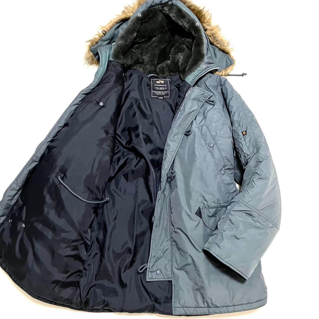 【美品】アルファインダストリー　N3-B フライトジャケット　ファー脱着