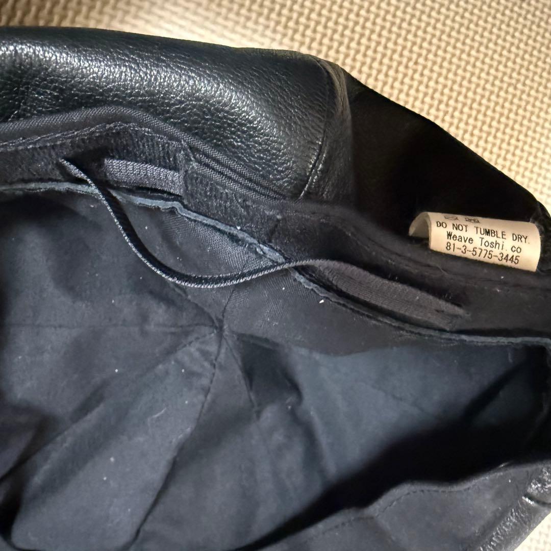 CA4LA カシラ レザーキャスケット カウレザー 黒