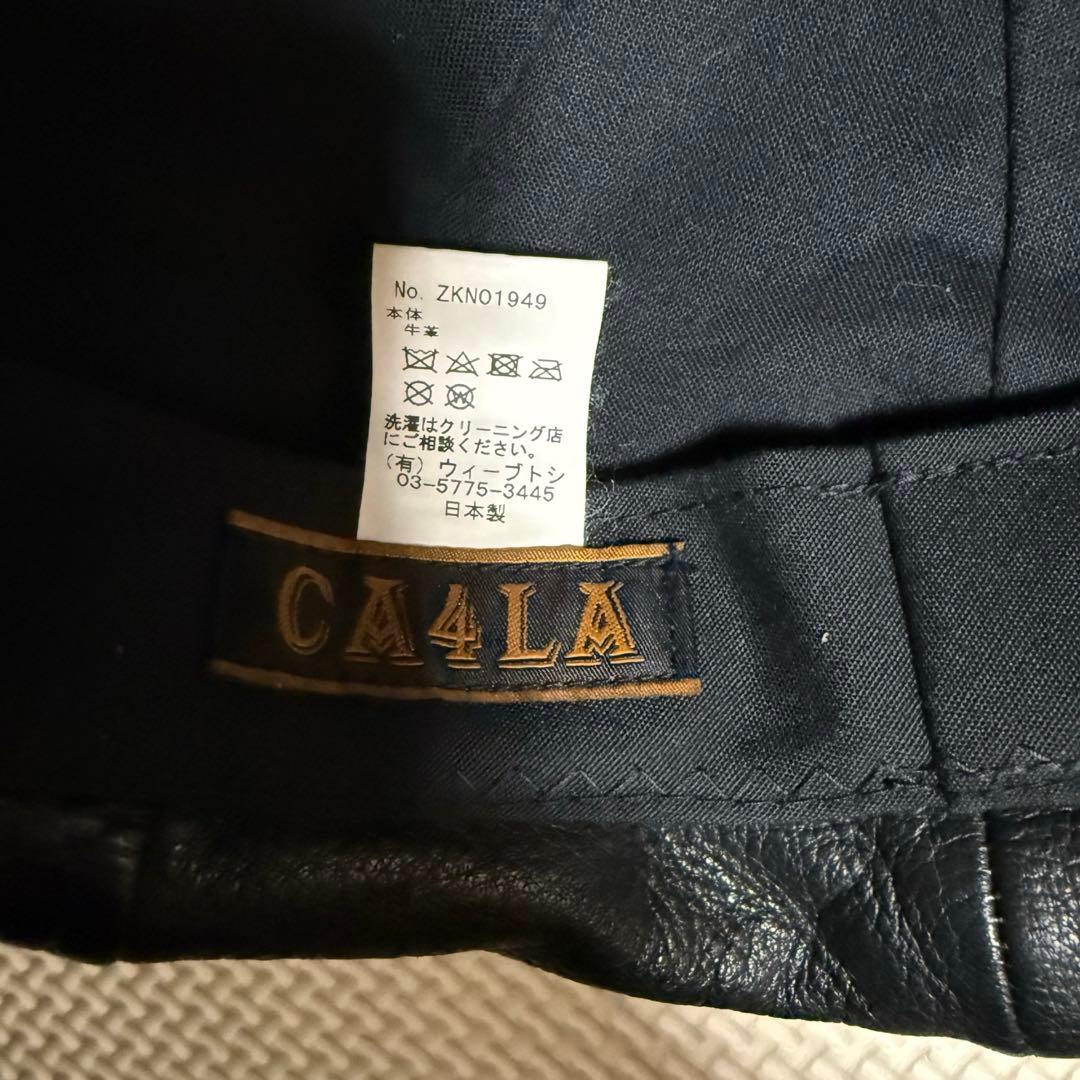 CA4LA カシラ レザーキャスケット カウレザー 黒