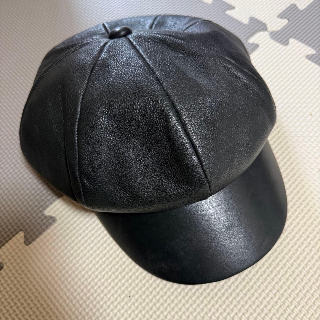 CA4LA カシラ レザーキャスケット カウレザー 黒