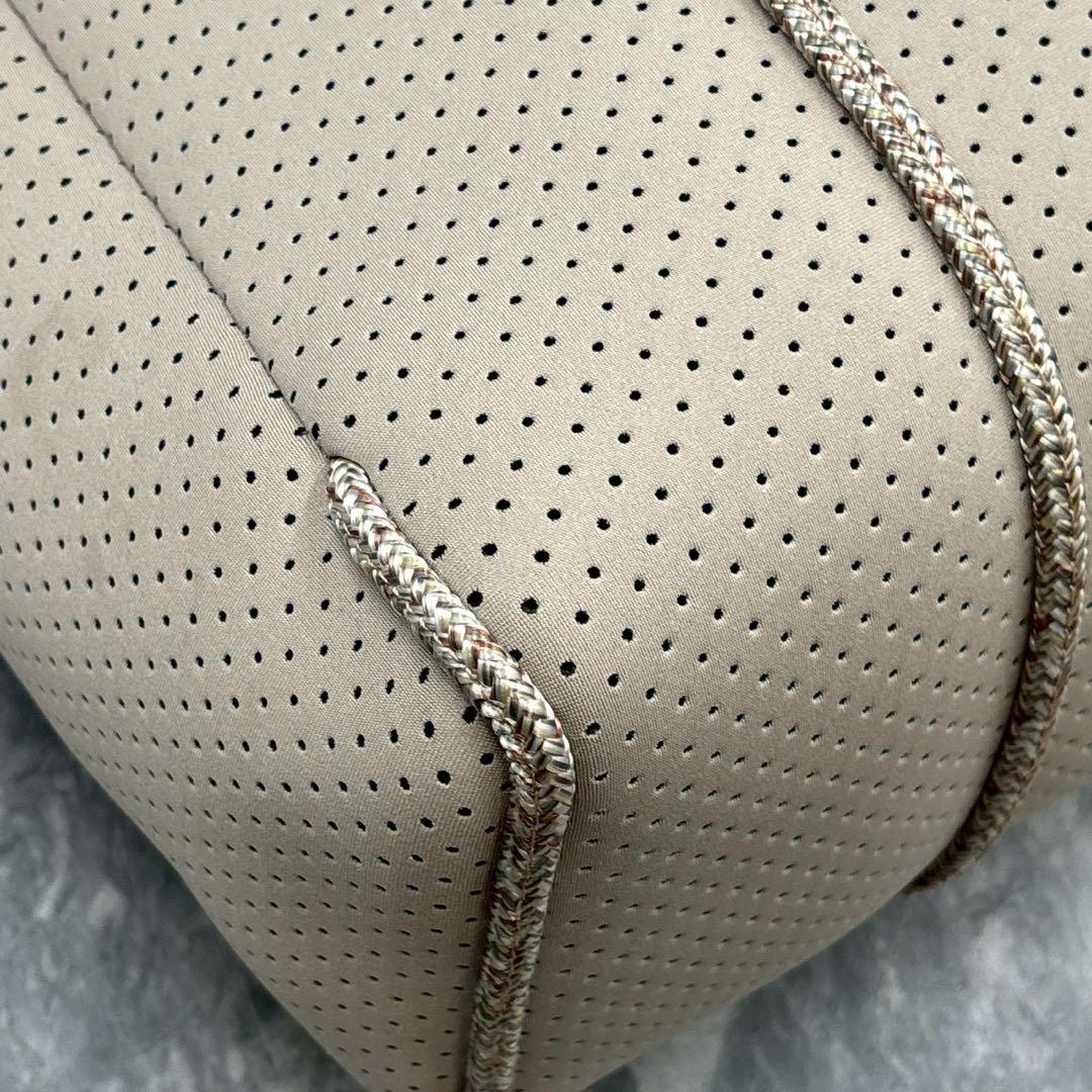 【美品】ステイトオブエスケープ エスケープトート ベージュ×ピンク