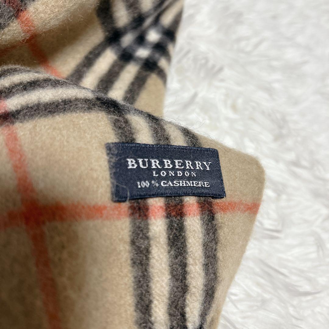 ✨新品級✨ BURBERRY バーバリー カシミヤ100% ノバチェック y2k