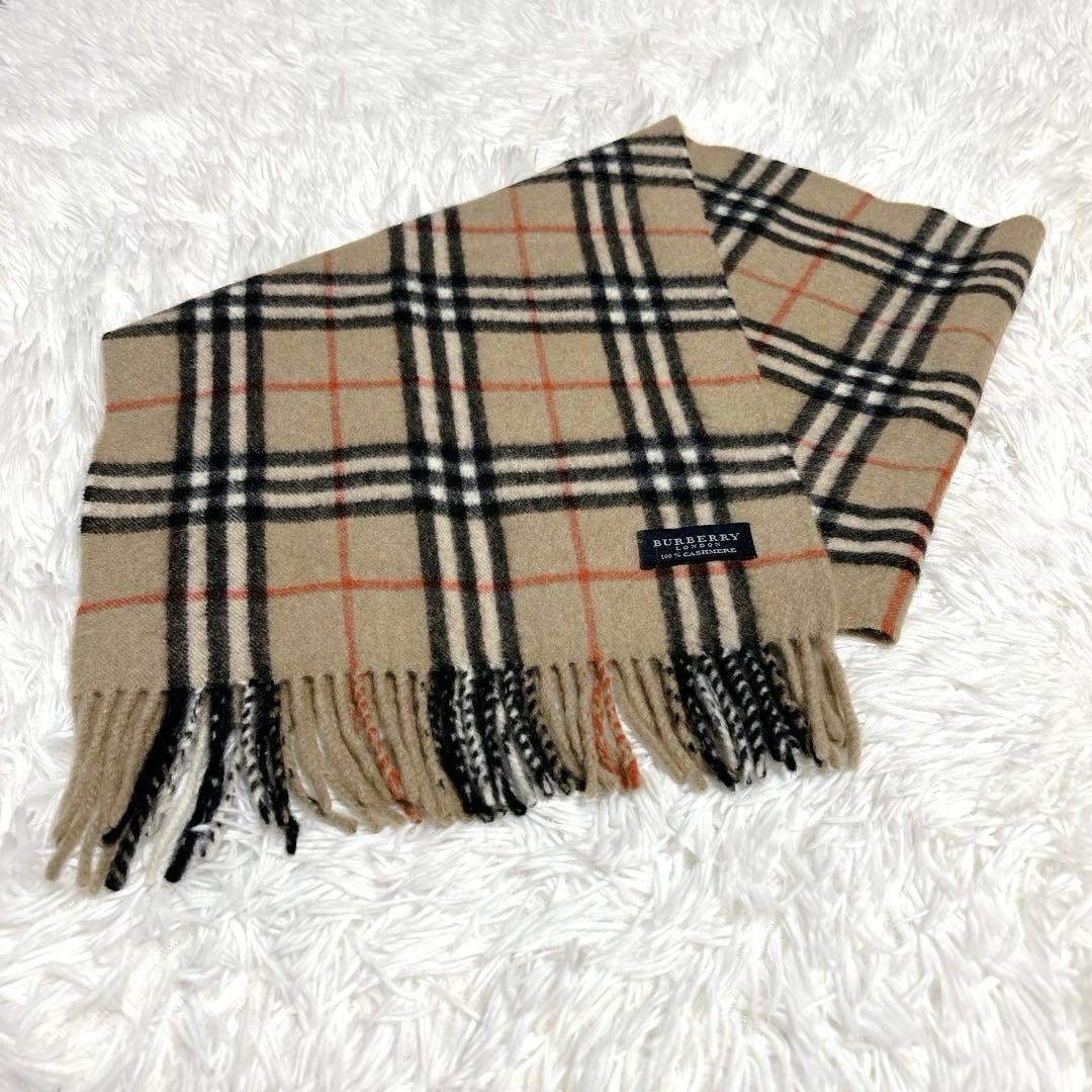 ✨新品級✨ BURBERRY バーバリー カシミヤ100% ノバチェック y2k
