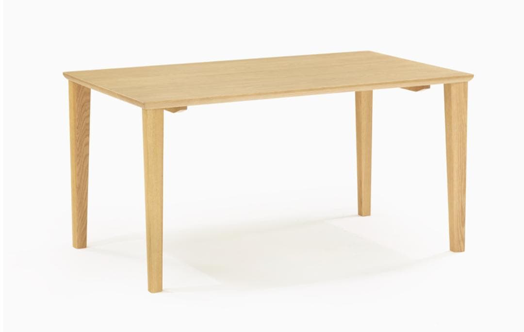 p*i様 浜本工芸　無垢オーク　ダイニングテーブル　幅135奥行80高69（定価