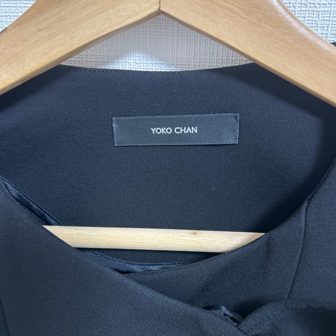 ヨーコチャン　フロントラッフルオーバーサイズコート
