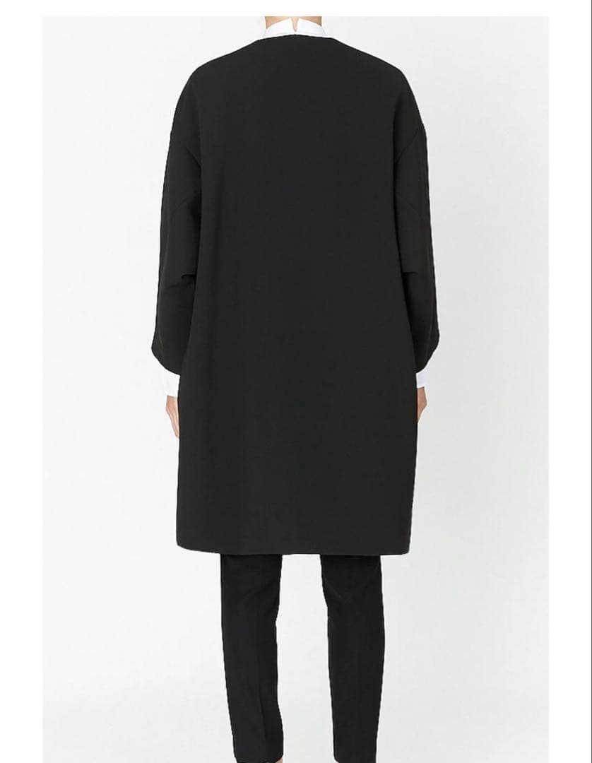 ヨーコチャン　フロントラッフルオーバーサイズコート