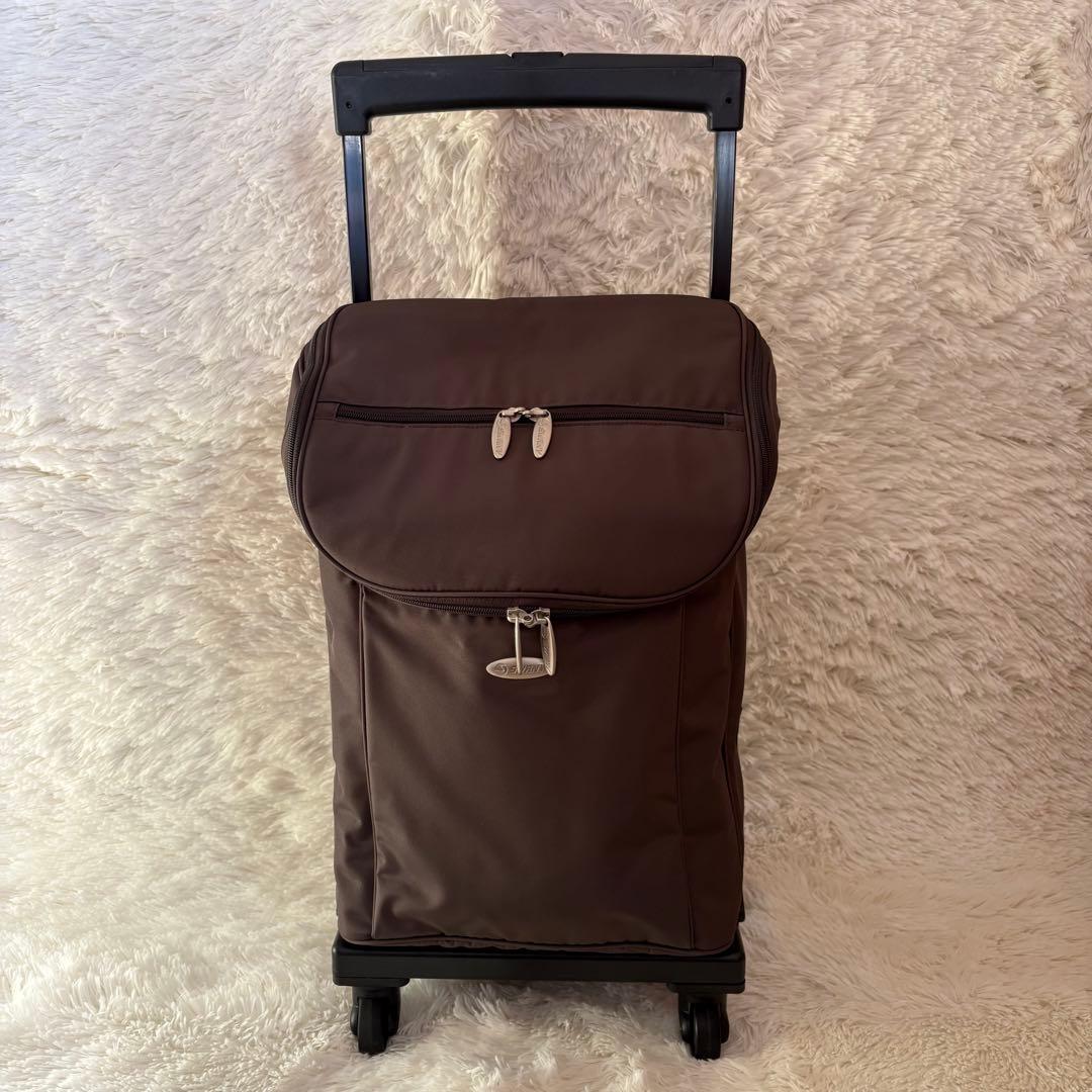 スワニー　SWANY キャリーバッグ　茶色　大きめ
