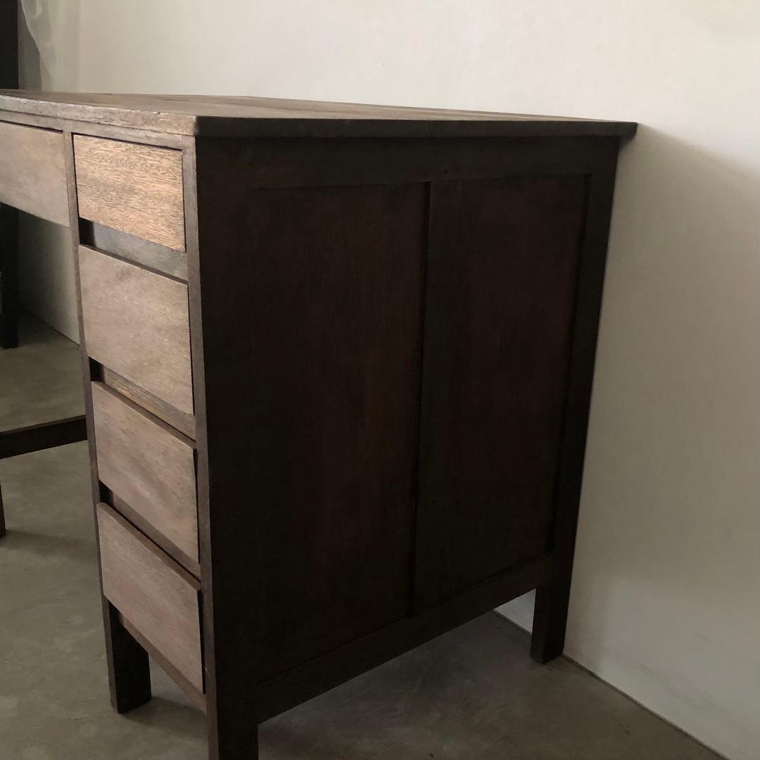 昭和　レトロ　アンティーク　ヴィンテージ　古家具　古道具　古民家　片袖机　勉強机