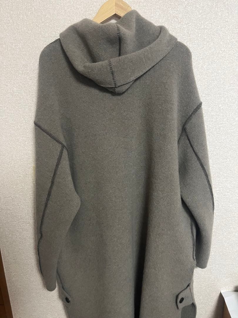 ジャケット・アウター YOKE 7G Milano Rib Hooded Coat