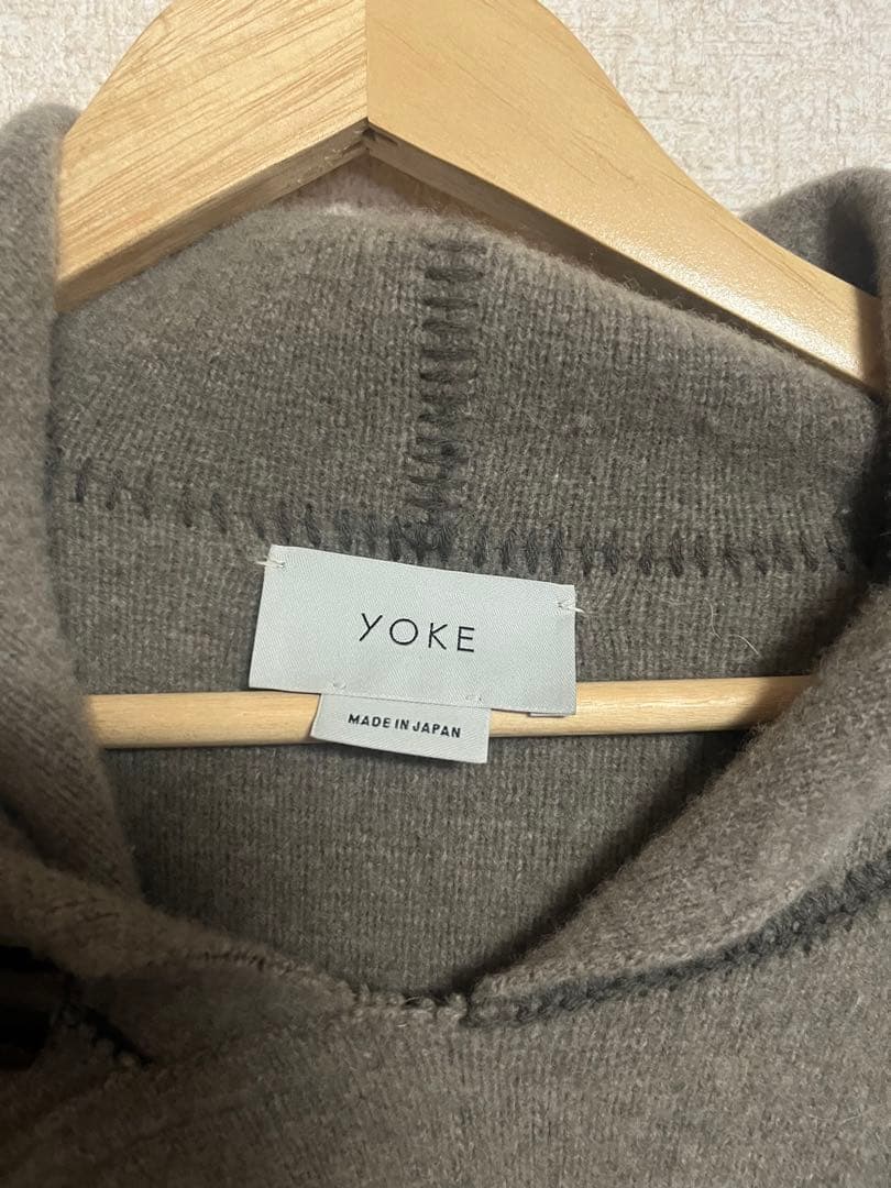 ジャケット・アウター YOKE 7G Milano Rib Hooded Coat