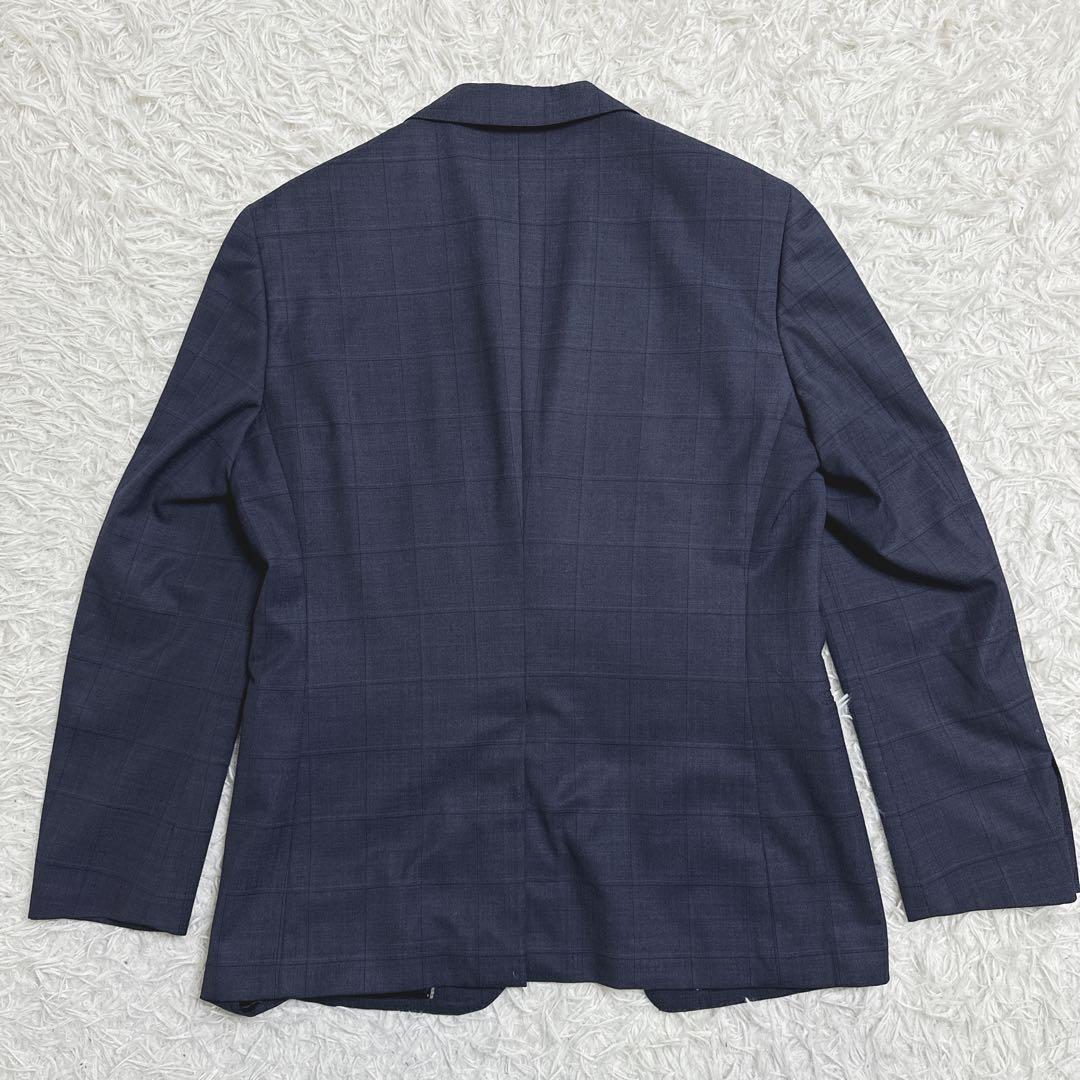 ✨美品✨　タカキュー　スーツ　３ピース　ネイビー　グレンチェック　170　AB
