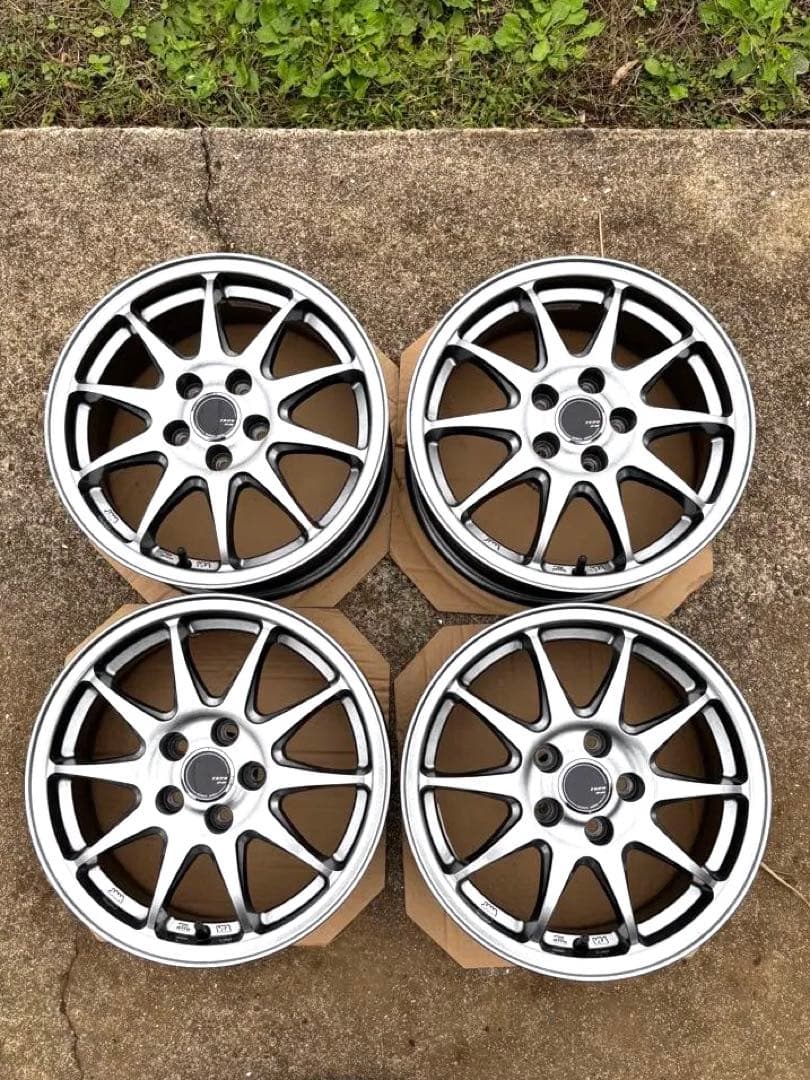 アルミホイール4本セット15インチ　6J5穴　PCD100 インセット40