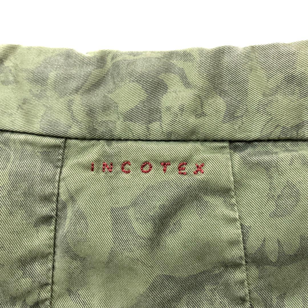 新品未使用incotex 31 ルーマニア製 定価35,000程 ボタニカル柄