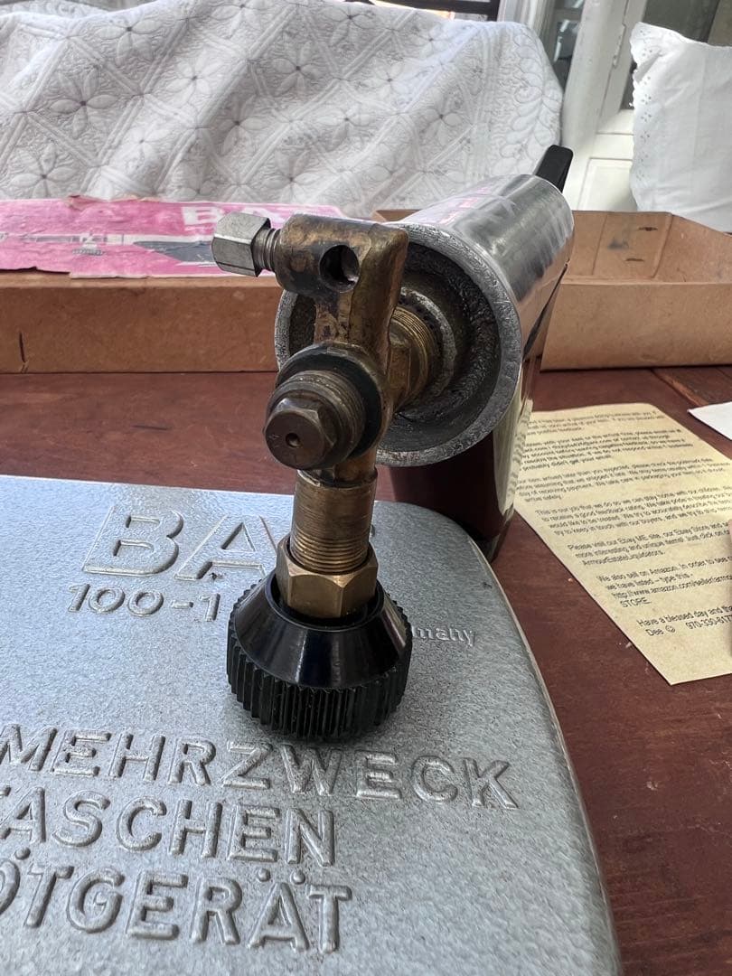 とても珍しいハンドガン型のドイツ製バーナーBAT。