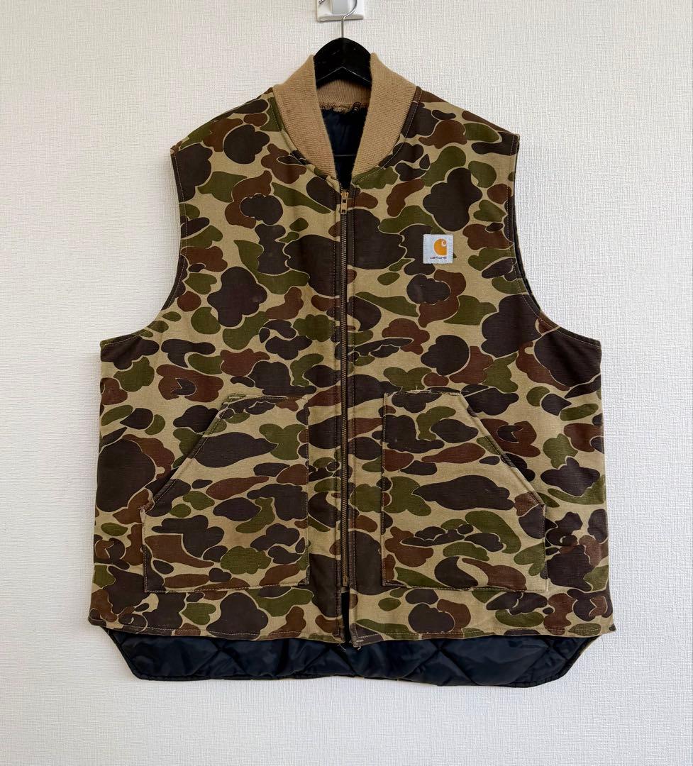 超超スペシャル 80s ヴィンテージ カーハート ハンターダック ベスト XXL