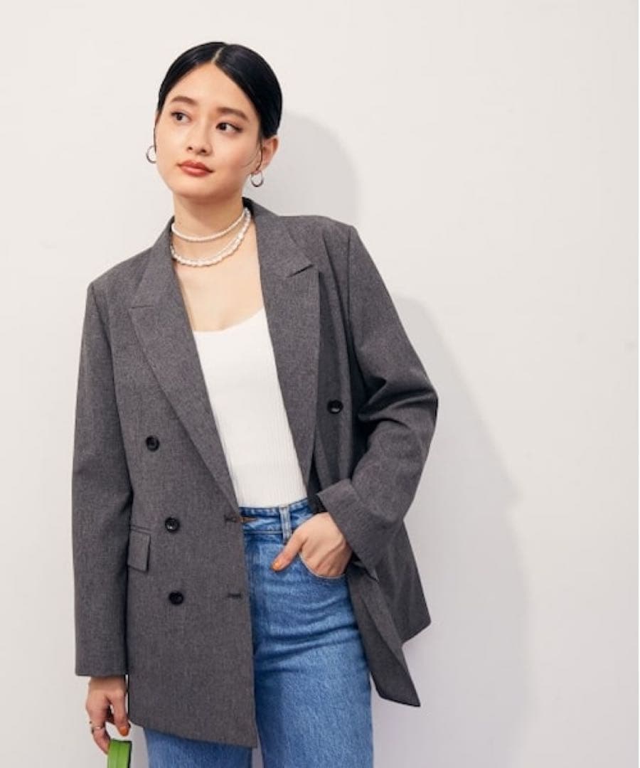 ADAM ET ROPE アダムエロペ　テーラードジャケット　ブレストジャケット