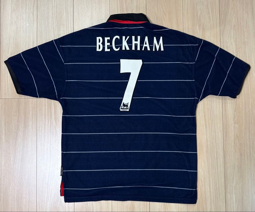 【美品】マンチェスター・ユナイテッド 99-00 アウェイ #7 ベッカム M