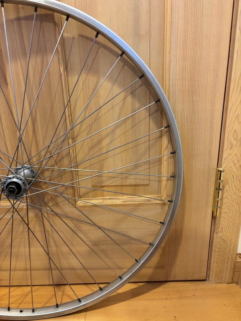 ARAYAリム　700cクリンチャー　完組ホイール前後セット　スプロケ付き