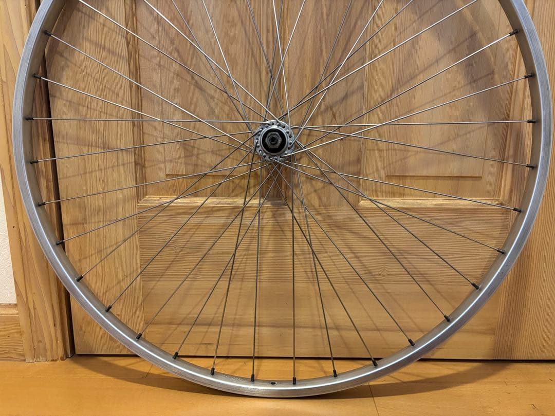 ARAYAリム　700cクリンチャー　完組ホイール前後セット　スプロケ付き