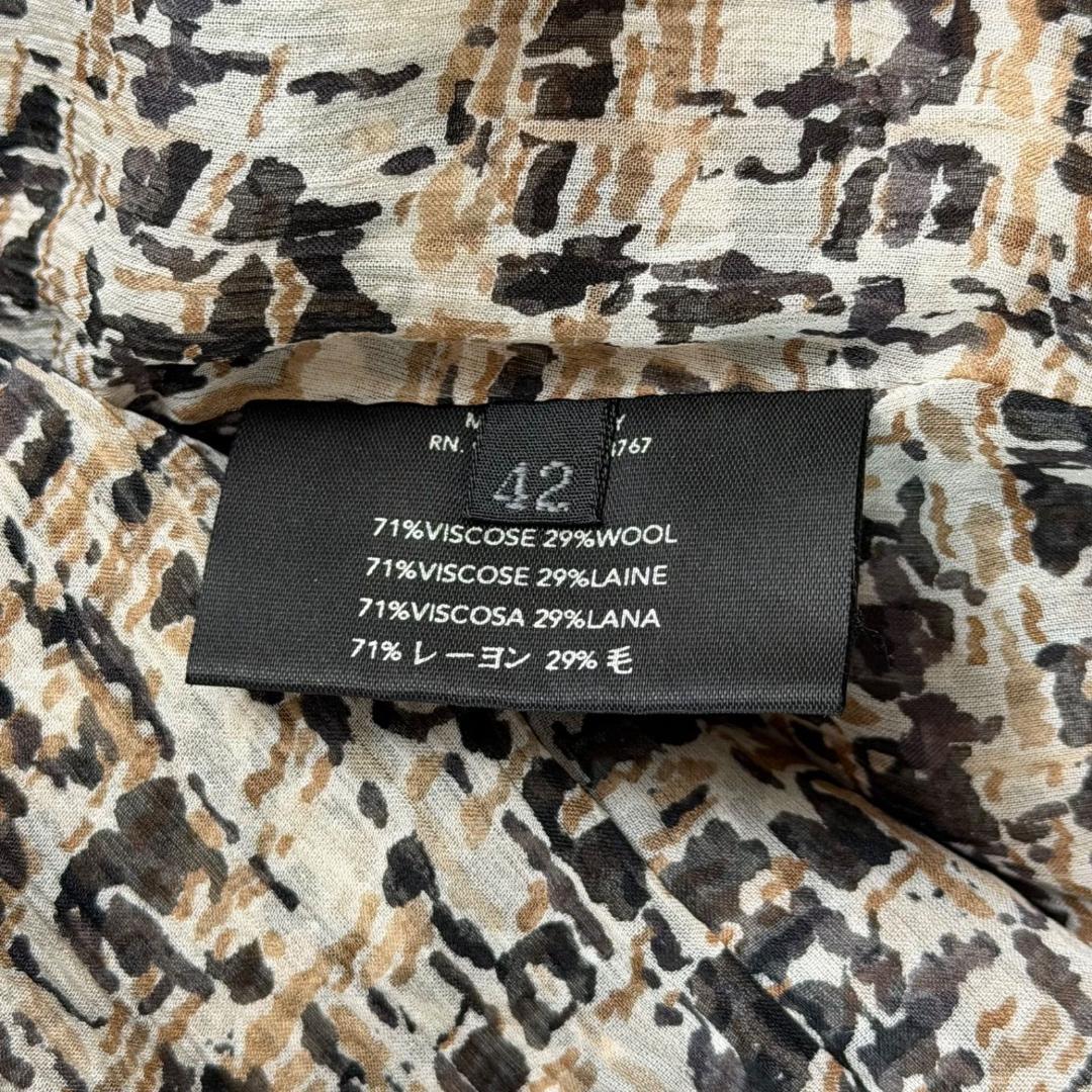 17218✨プラダ ツイードジャケット ウール レーヨン 42 LL