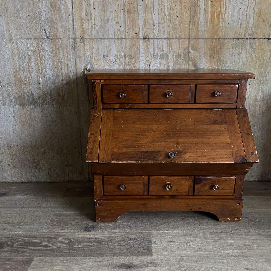 KLING COLONIAL ヴィンテージ　ローキャビネット　レトロ　宝箱