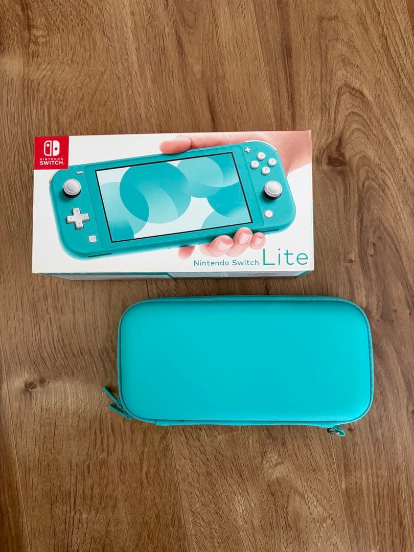 Nintendo Switch Lite ターコイズ 本体（同色ケース付き）