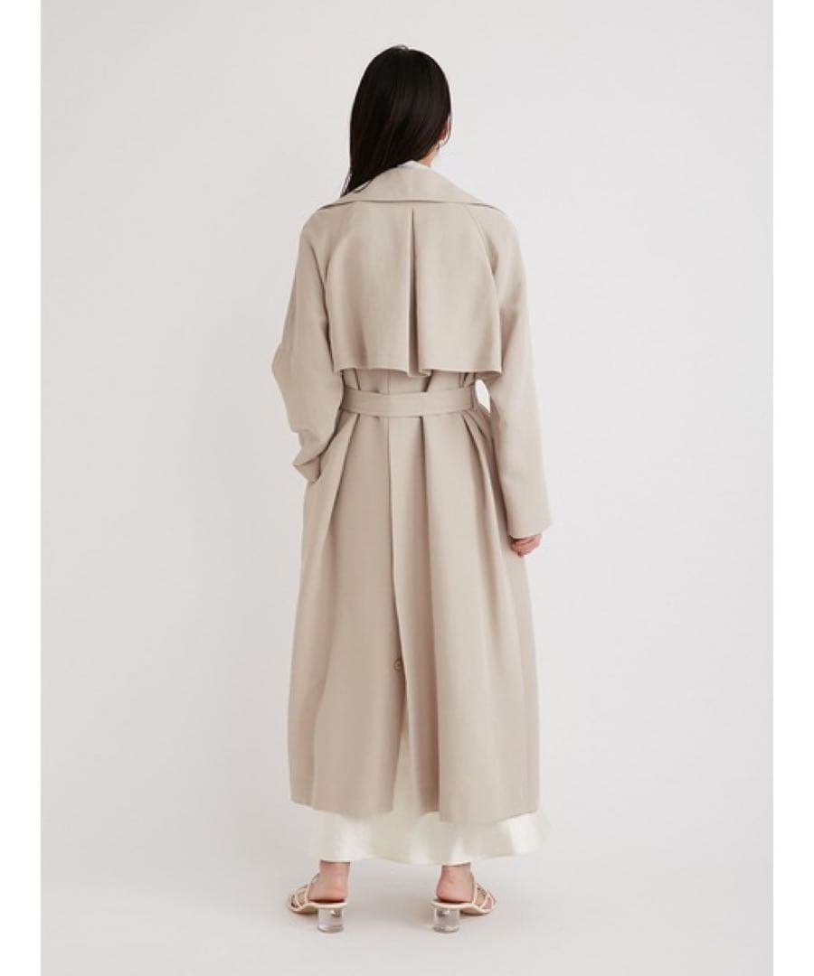 FRAY I.D スプリングエアリーオーバートレンチ IVR 0