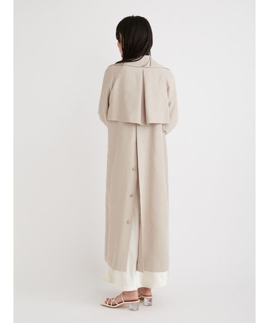 FRAY I.D スプリングエアリーオーバートレンチ IVR 0