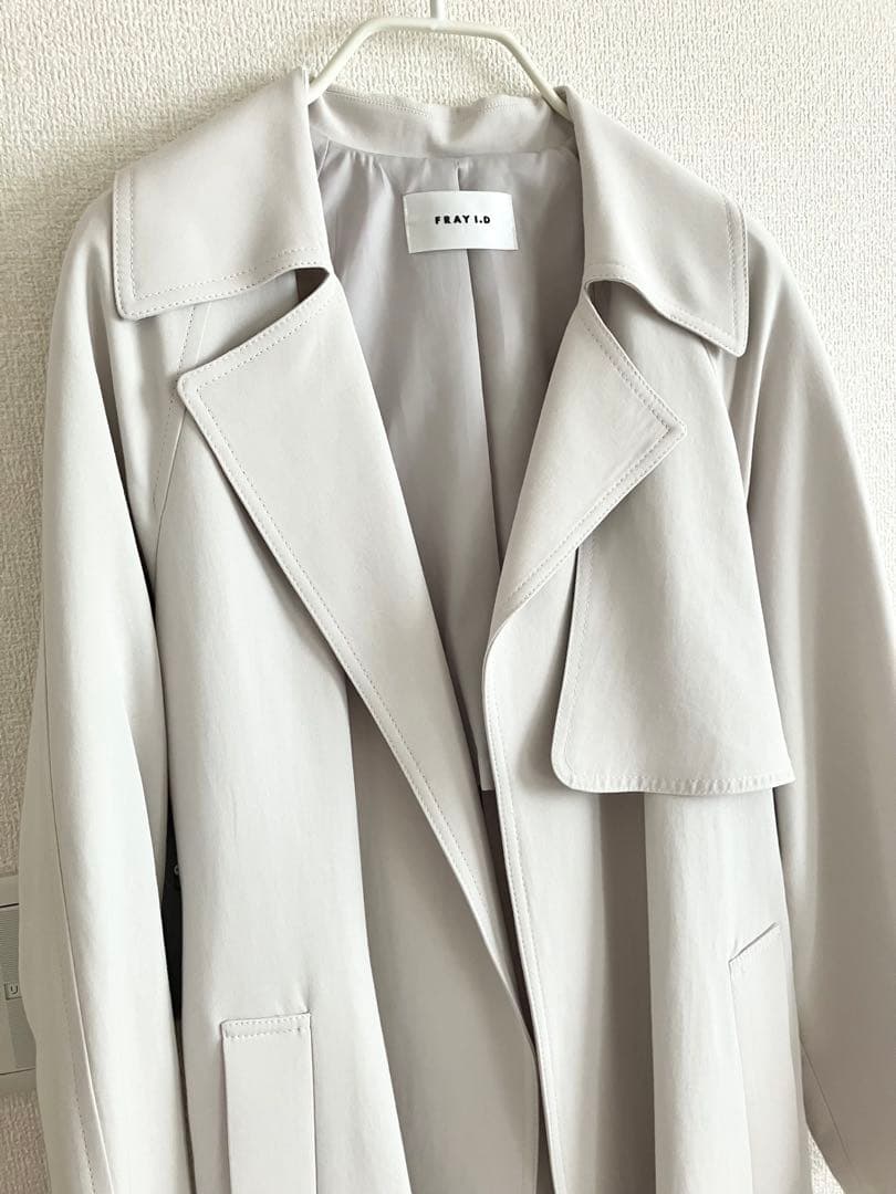 FRAY I.D スプリングエアリーオーバートレンチ IVR 0