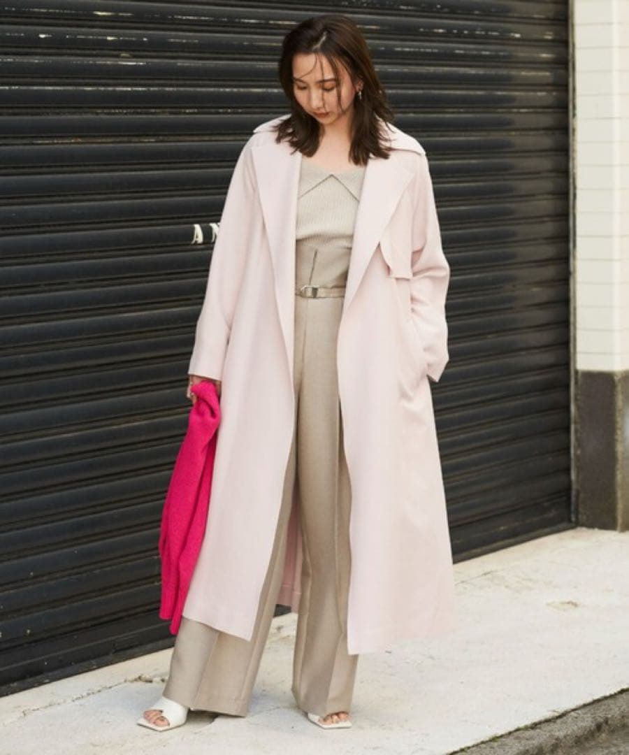 FRAY I.D スプリングエアリーオーバートレンチ IVR 0