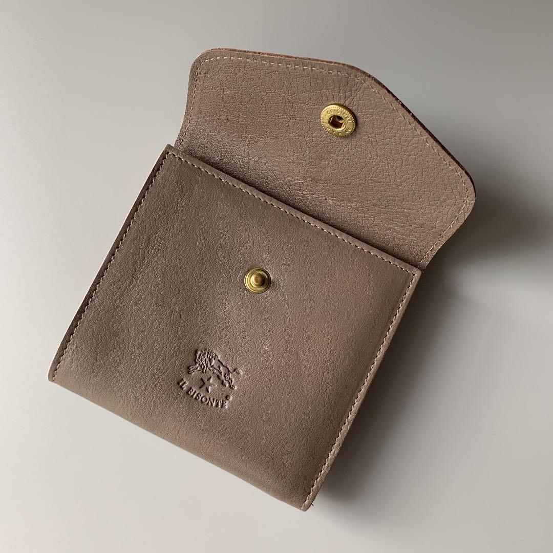 【新品】イルビゾンテ がま口 二つ折り財布 グレー トルトラ