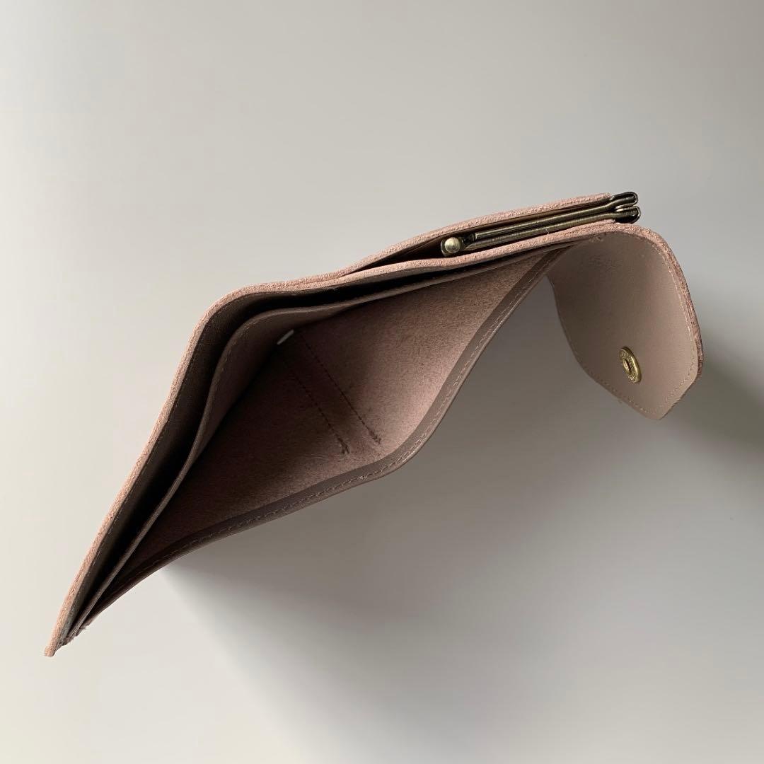 【新品】イルビゾンテ がま口 二つ折り財布 グレー トルトラ