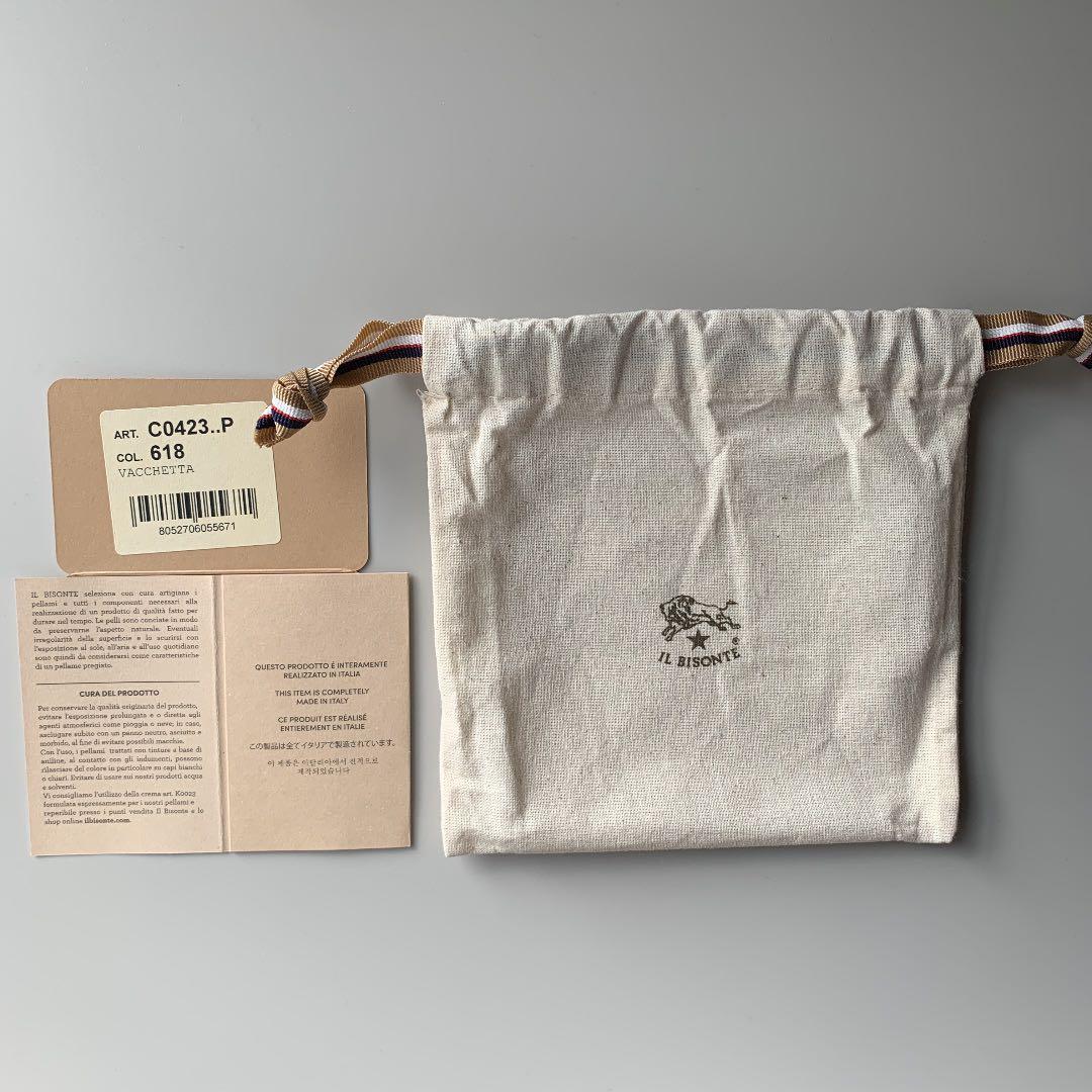 【新品】イルビゾンテ がま口 二つ折り財布 グレー トルトラ