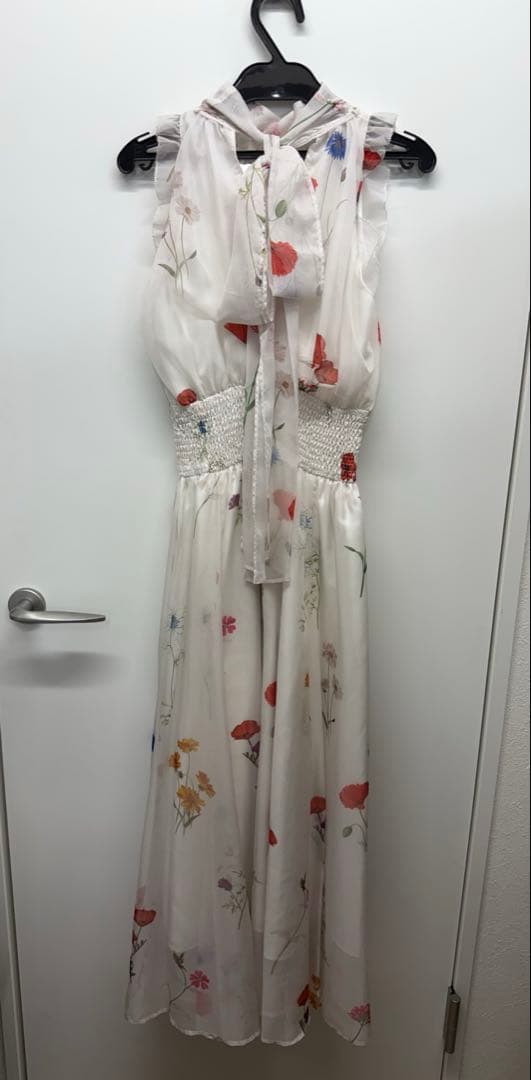 【新品 未使用】SNIDEL スナイデル フラワープリント マキシドレス