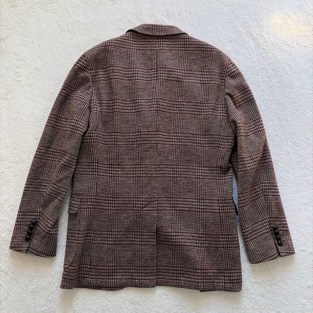 Aquascutum テーラードジャケット　やや厚手　グレンチェック　秋冬