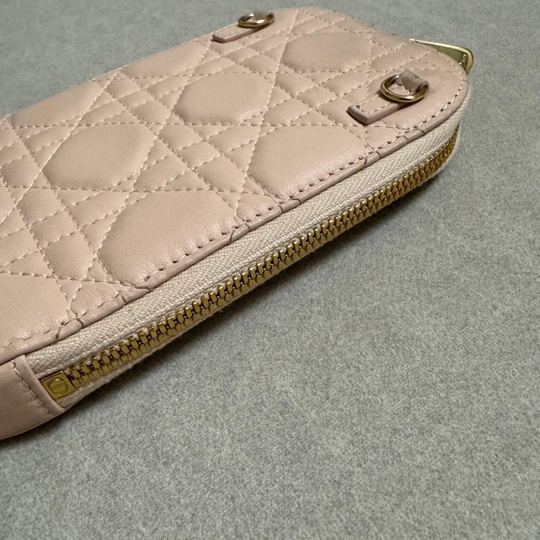 DIOR ディオール フォンホルダー カナージュ ラムスキン
