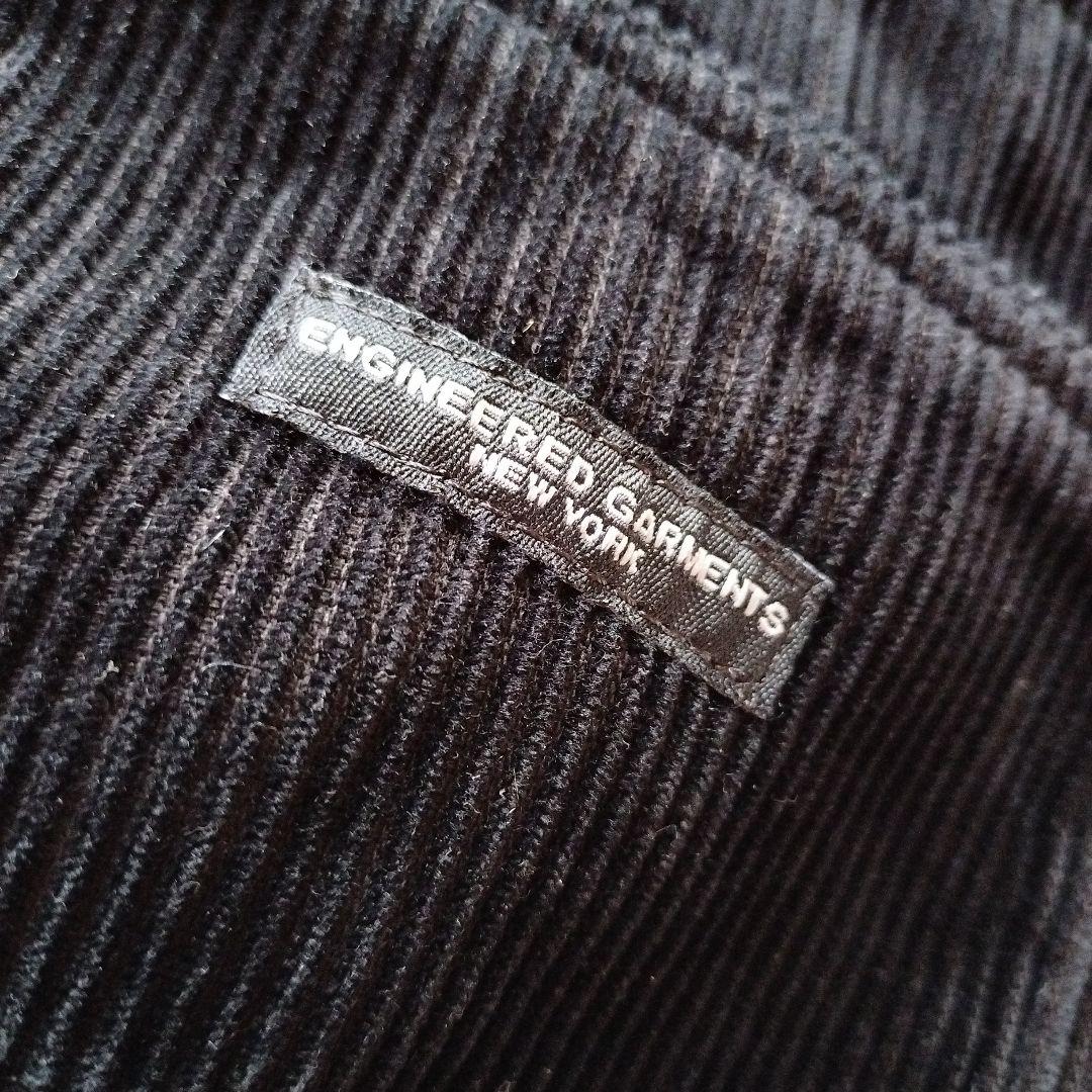 ENGINEERED GARMENTS ブラック　コーデュロイ
