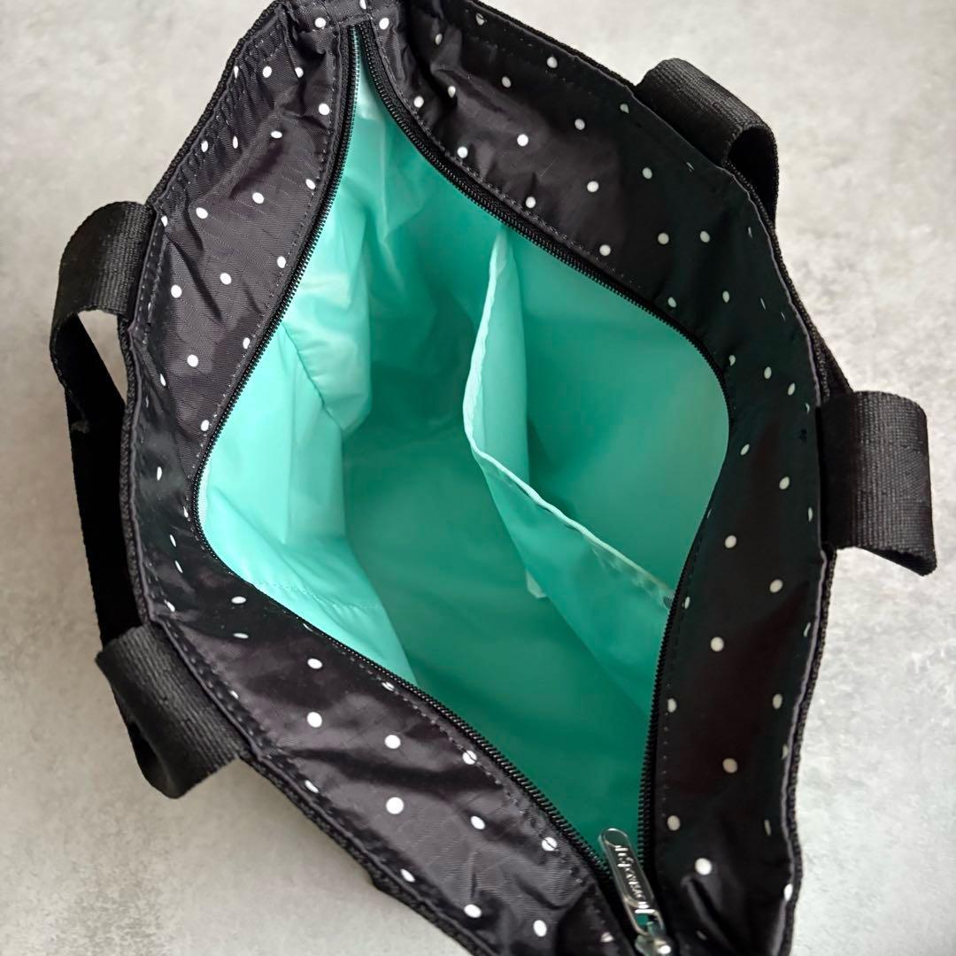 未使用級✨ レスポートサック BUCKET TOTE プティドット トート 黒